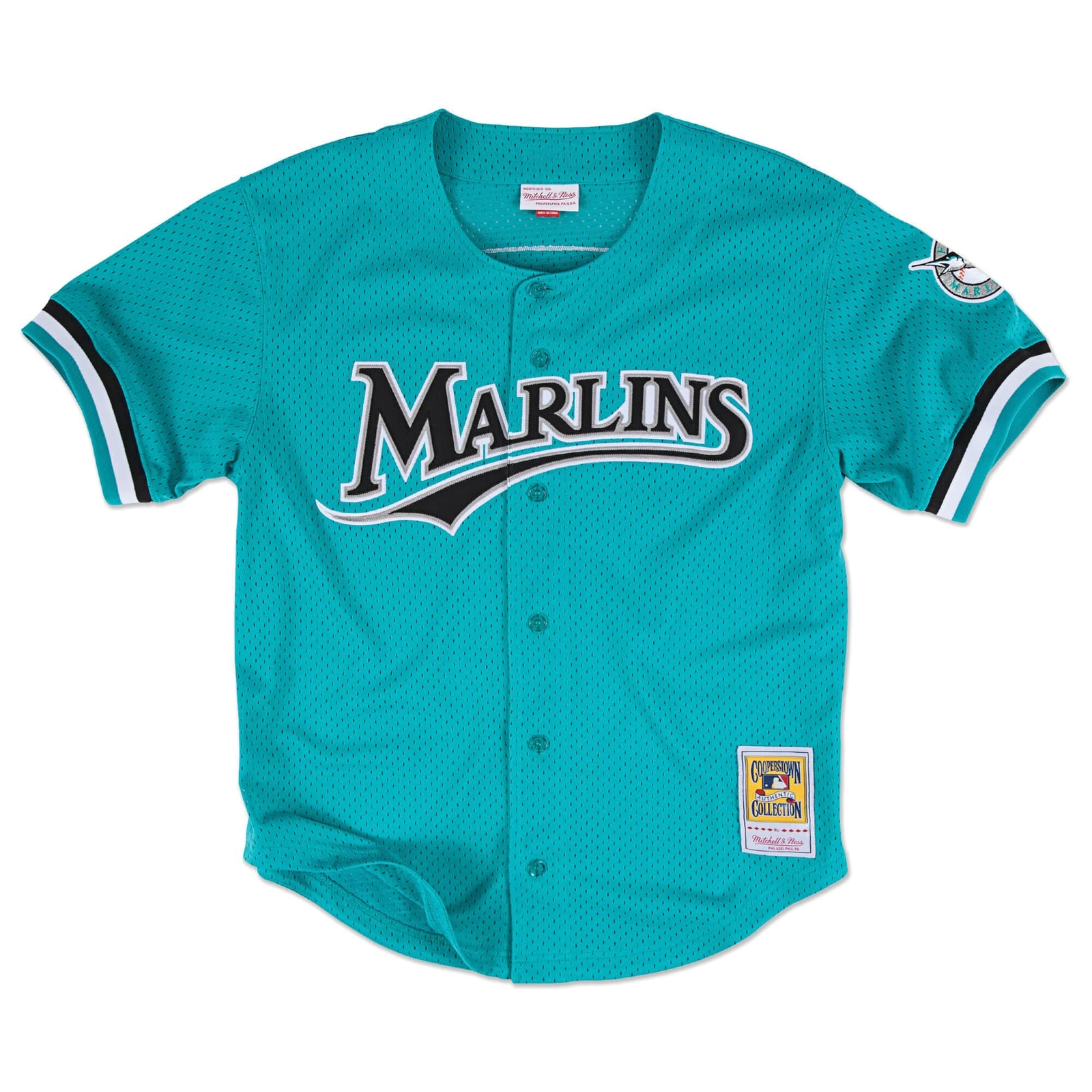 Mens Mitchell & Ness MLB BP JERSEY MARLINS 1995 ANDRE DAWSON gallery