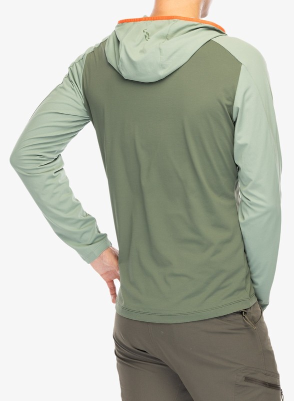 DYNAFIT traverse sun hoodie 40+ UV protection light breathable anti odor mens S gallery
