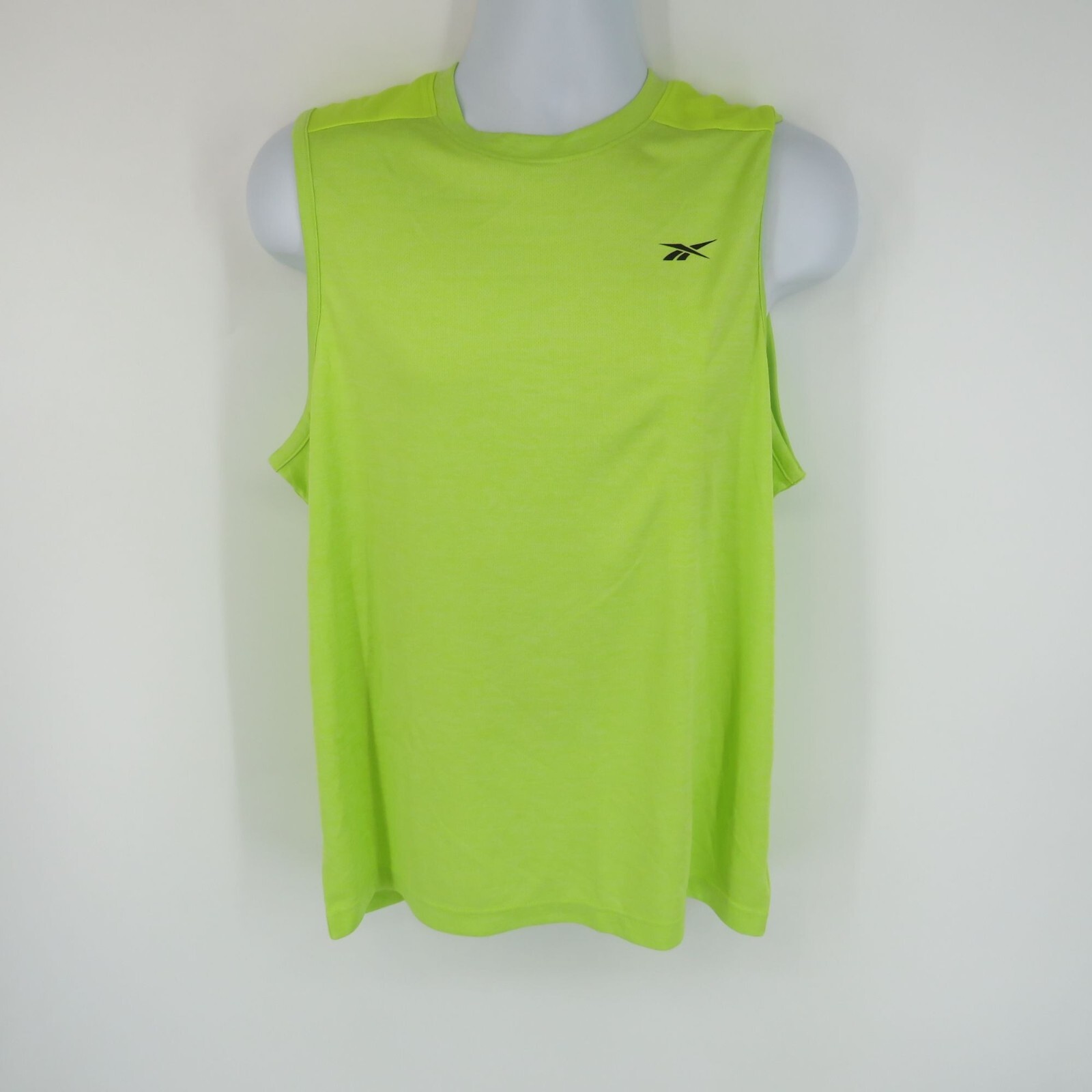 Reebok Men's Acid Yellow Speedwick Sleeveless Tee M NWT gallery