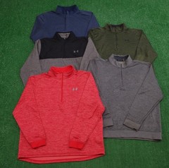 Lot Of 5 Under Armour 1/4 Zip ColdGear Pullover Long Sleeve Men’s XL