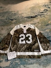 NWT Nike Air Jordan Brooklyn Realtree Hockey Jersey Medium Olive Sail Men’s Sz S