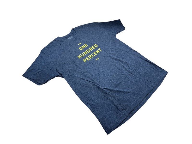 100% Short Sleeve T-Shirt 32053-015-12 "Size: Large Color: Blue gallery