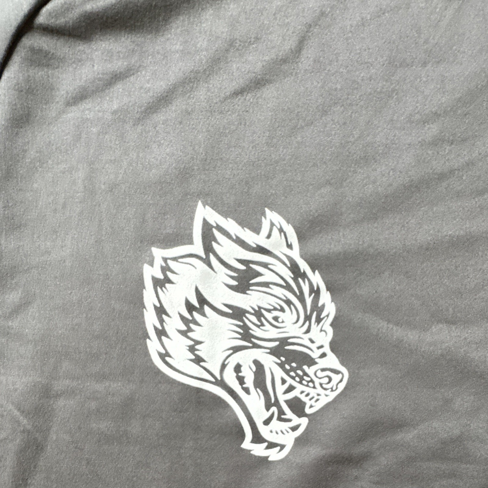 Darc Sport Dry Wolf Raglan Crew Neck T-Shirt Gray Men’s L gallery
