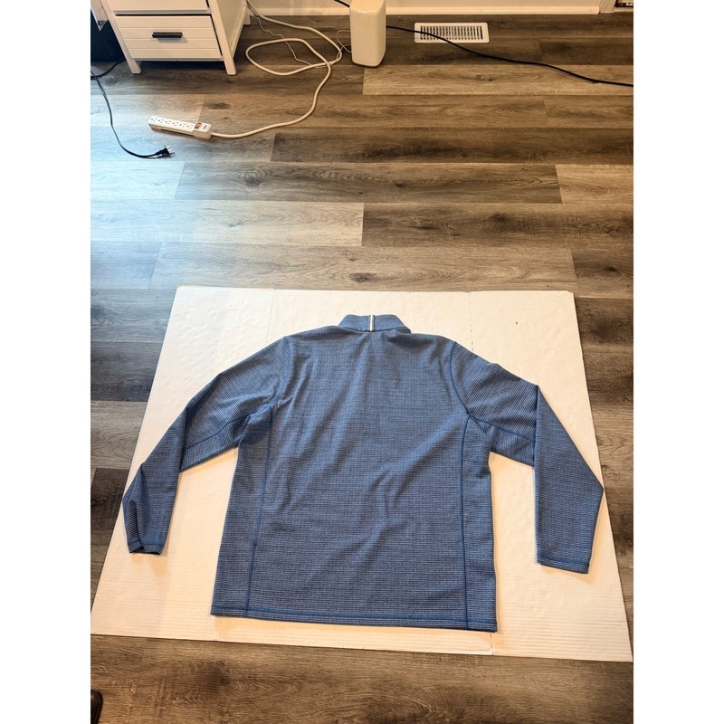 Field Day Sporting Co Blue 1/4 Zip Pullover Men's TX Tall XL Performance Golf gallery
