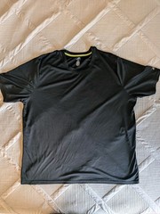 Men’s Pro Player Short Sleeve Black Athletic Tee – 2XL