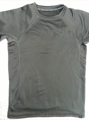 Bomber Gear Polartec Water Shirt Gray Medium Base Layer Waffle Dry Kayak Men’s