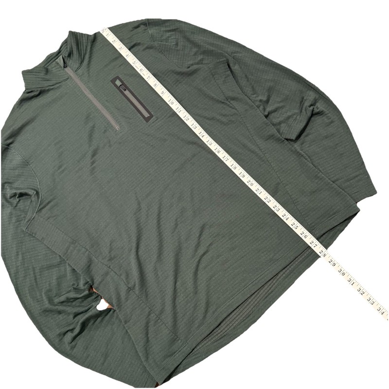 Ten Thousand Pullover Green Quarter Zip Tactical Grid Fleece Training fits Men L gallery