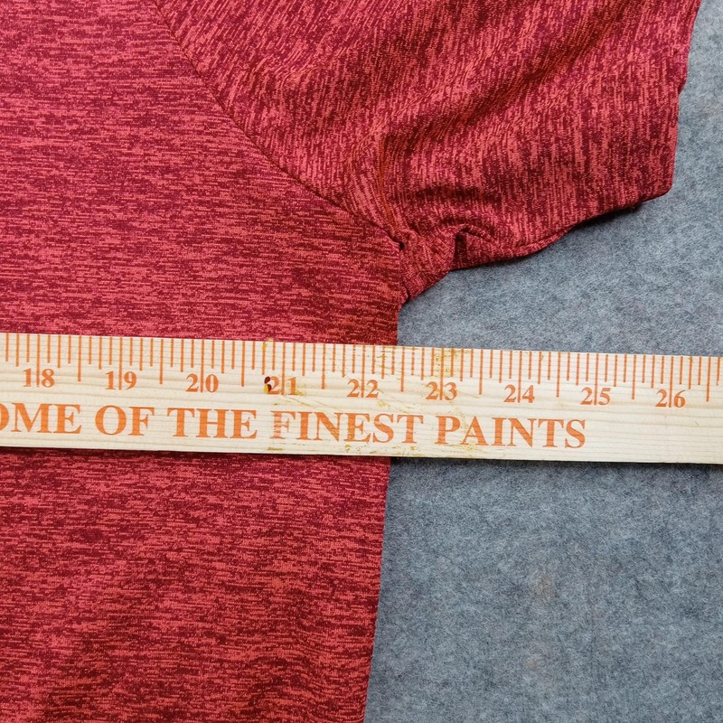 Under Armour Tech Tee Shirt Mens Large Red Heather Loose Fit Athletic Training gallery