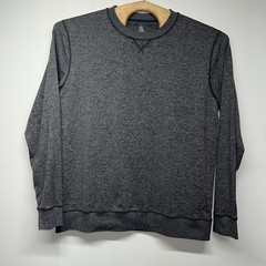 Rhoback Pace Performance Crew Shirt Mens XL Heather Gray Long Sleeve Pullover