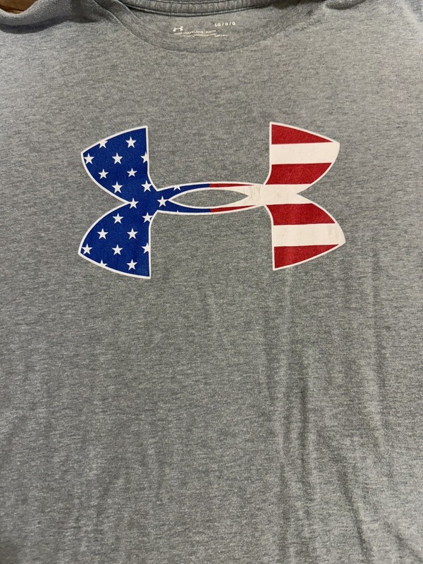 Under Armour Freedom American Flag Graphic T Shirt Mens Large USA Patriotic gallery