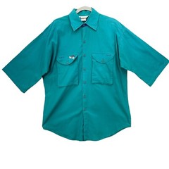 Columbia Radial Sleeve AM7100 Sport Fly Fishing Shirt Mens Size M Vintage 90s