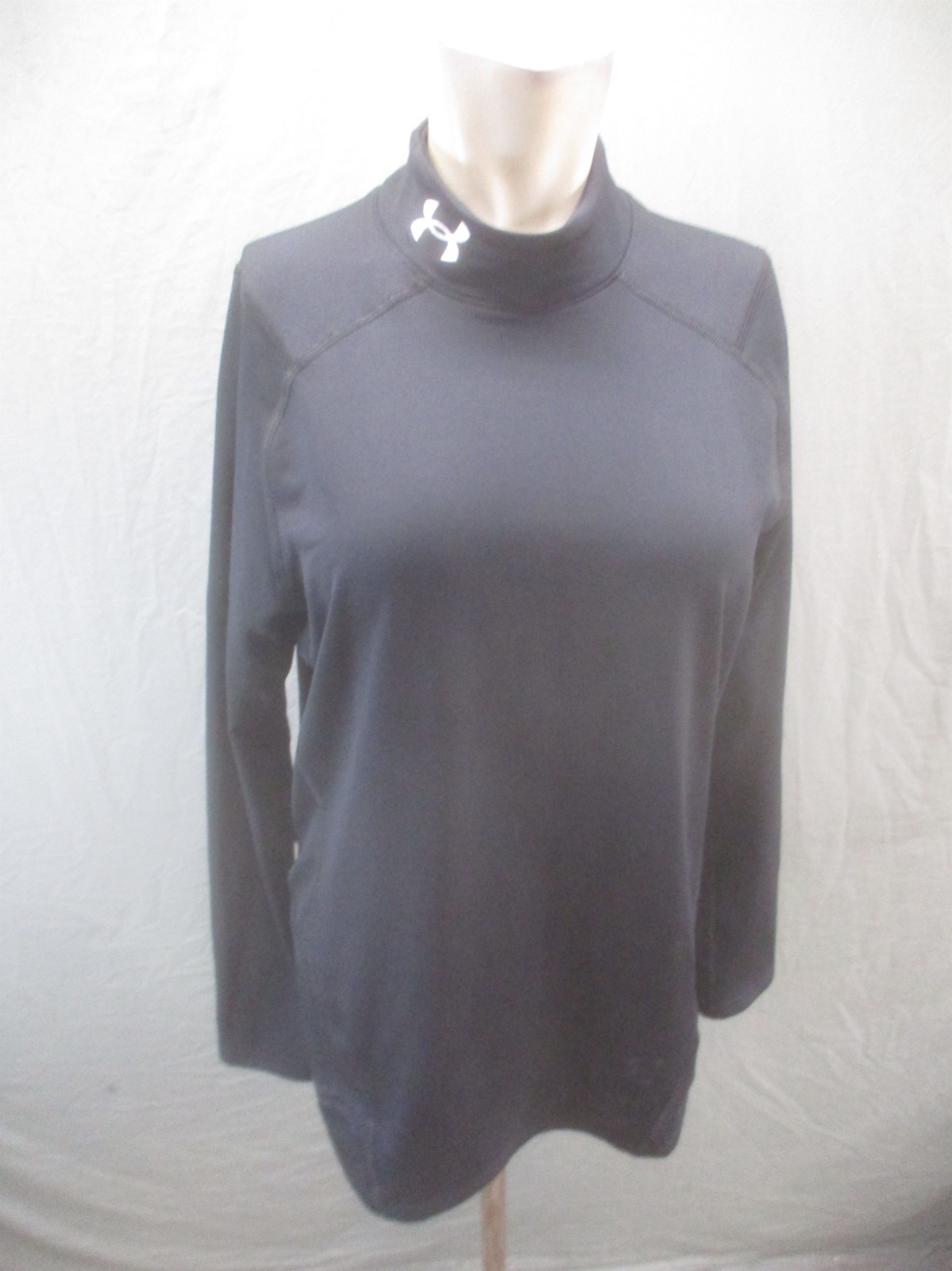 Under Armour Size M Mens Black Coldgear Long Sleeve Athletic Pull Over 625 gallery