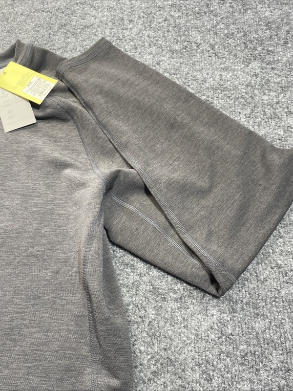 All in Motion Shirt Mens 2XL Fitted Cold Weather Mock Long Sleeve Athletic Gray gallery