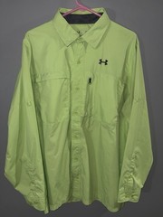 Under Armour Long Sleeve Vented Loose Gear Fishing Outdoor Shirt Mens L