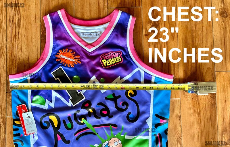 RUGRATS - Reptar Cereal - Basketball Jersey - Headgear Classics - XL (NEW) gallery