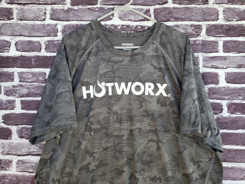 🔥 Hotworx OGIO Camouflage Camo Gray Training Shirt Men's 2XL 3XL gallery