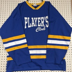 Rec League Hockey Jersey, Players Club, Mens, Blue Yellow White, #11