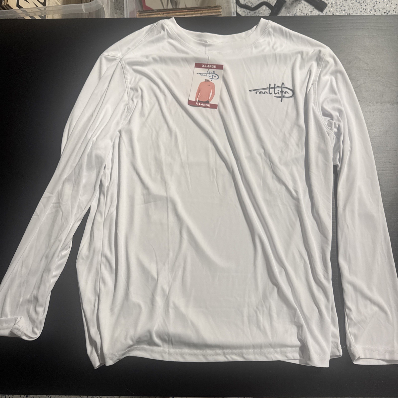 Reel Life Men’s Sun Ray Defender Long Sleeve Shirt XL USA NWT UPF 50 gallery