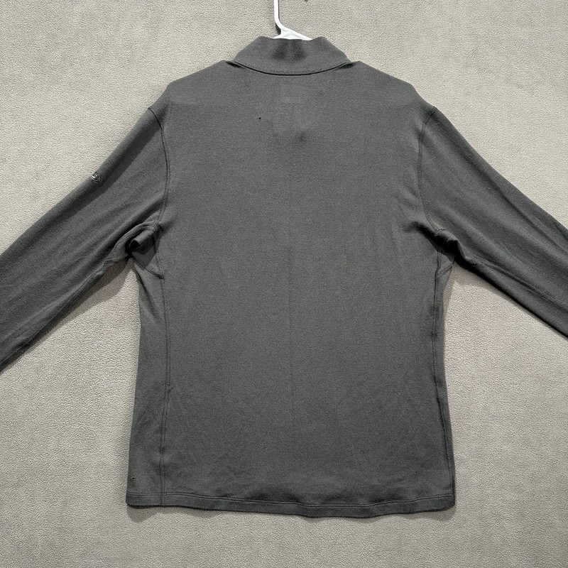 Icebreaker 260 Tech Long Sleeve Half Zip Merino Base Layer Mens XL Gray GUC gallery