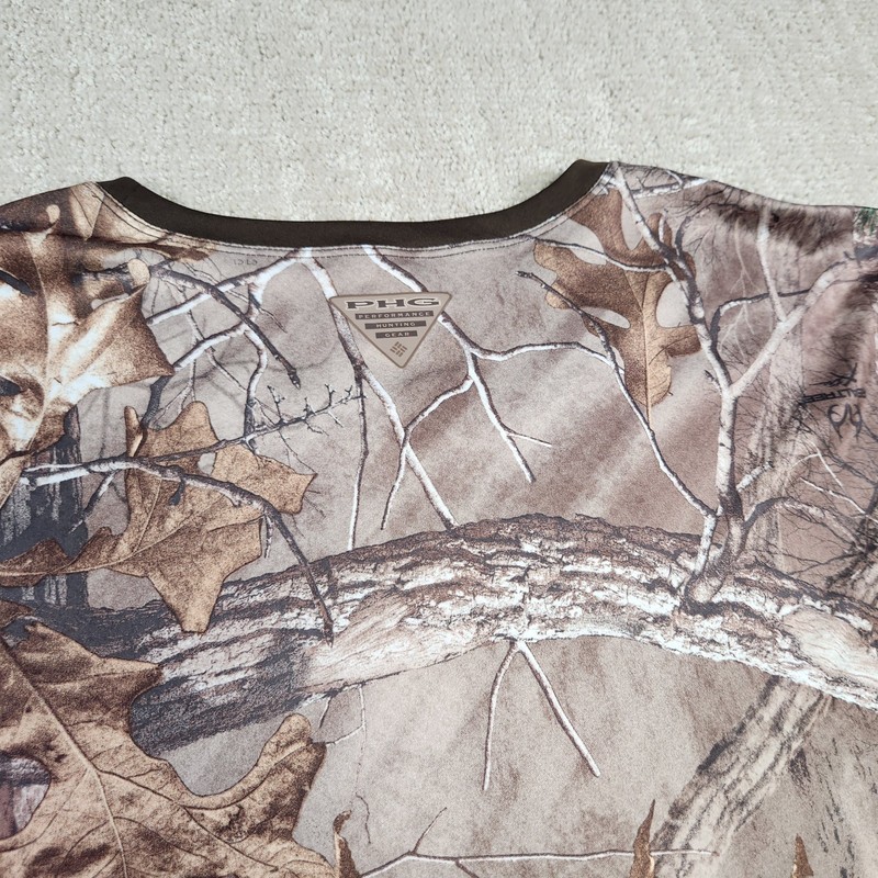 Columbia PHG Shirt Men XXL Realtree Camo Omni Freeze Zero Sweat Cooling QuickDry gallery