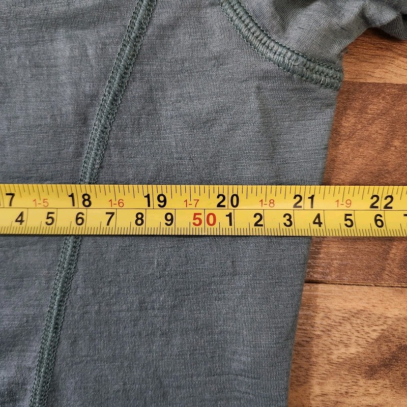 Smartwool Mens Merino Wool Baselayer Long-Sleeve Blue Teal Size Large Euc gallery