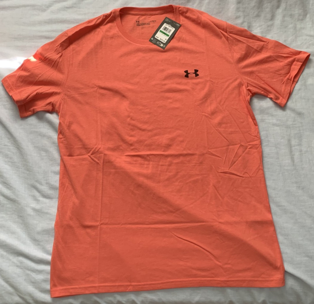 Under Armour Men's Left Chest Lockup Short Sleeve Large (Salmon) 1370951-811 gallery