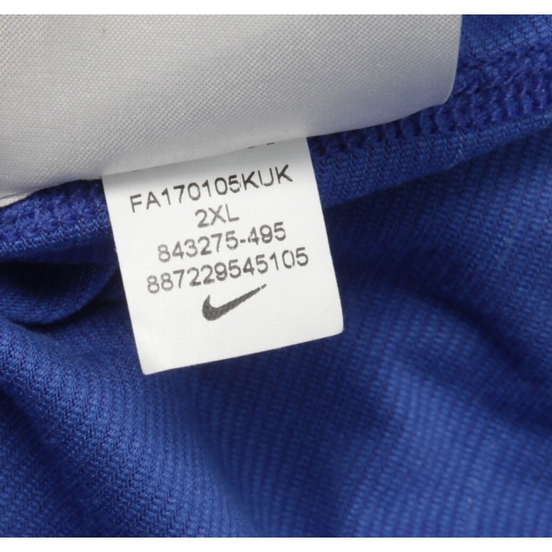 Nike New York Giants Pullover Mens XXL Blue NFL Dri-Fit Quarter Zip Thumbholes gallery