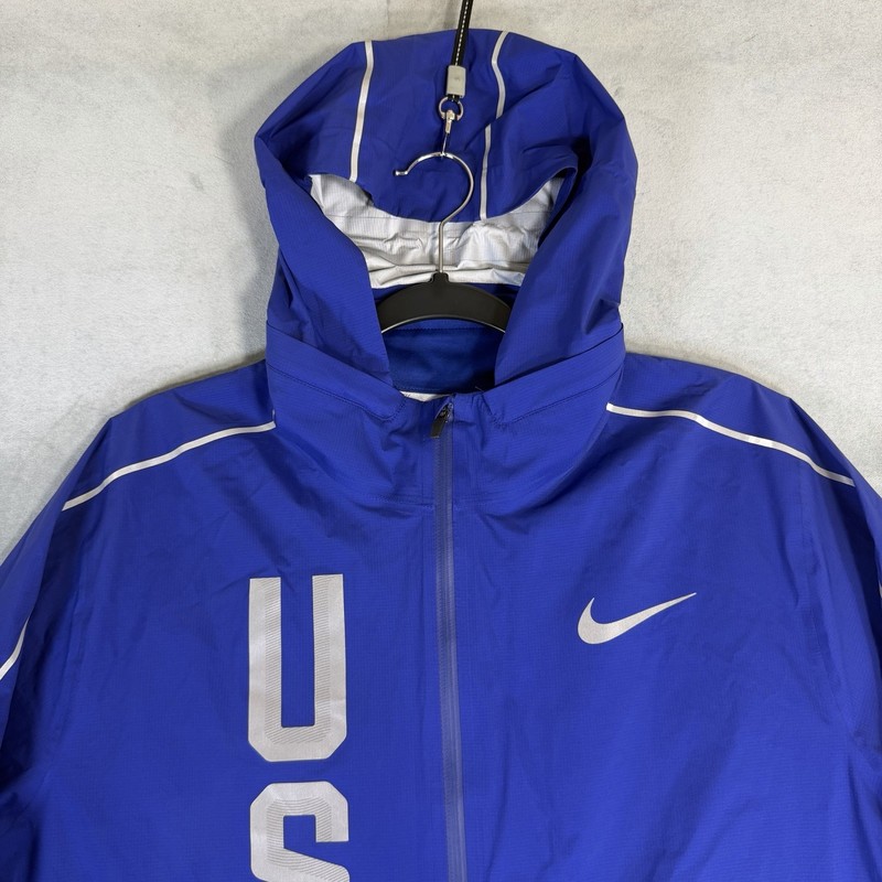 Nike Hypershield Team USA Olympic Jacket Mens Large Blue Running 806908-455 gallery