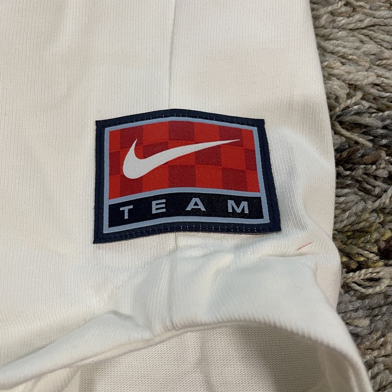 Nike Baseball Jersey Flames Championship Graphic Mens Small DV9642 SS White $85 gallery