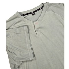 Public Rec Go-To Henley Mens XXL Sage Green Heather Short Sleeve Raglan Shirt