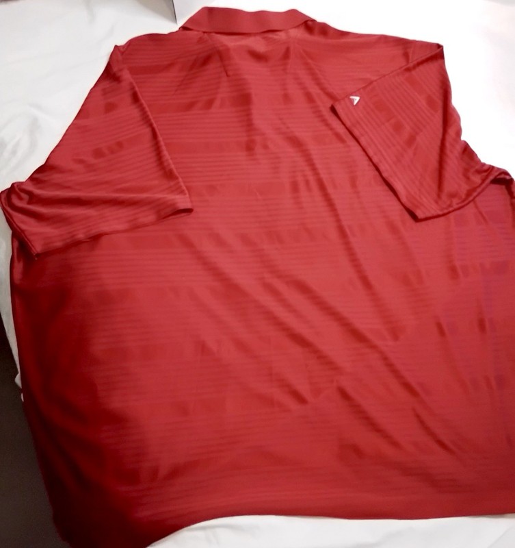 Antigua DXL Desert Dry Xtra Lite Men’s Polo 4XL Red gallery