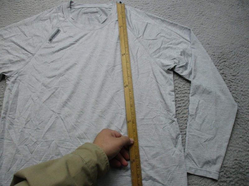 Legends Shirt Mens XL Gray Long Sleeve Raglan Athletic Performance Training gallery