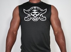 MEN’S SLEEVELESS PIRATE SHIRT SIZE M