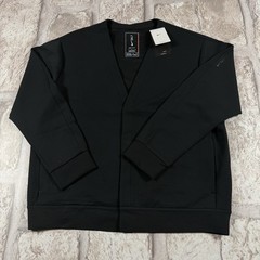 Nike 24.7 ImpossiblySoft Cardigan Men’s Large Black Dri-FIT HQ6948-010 NWT