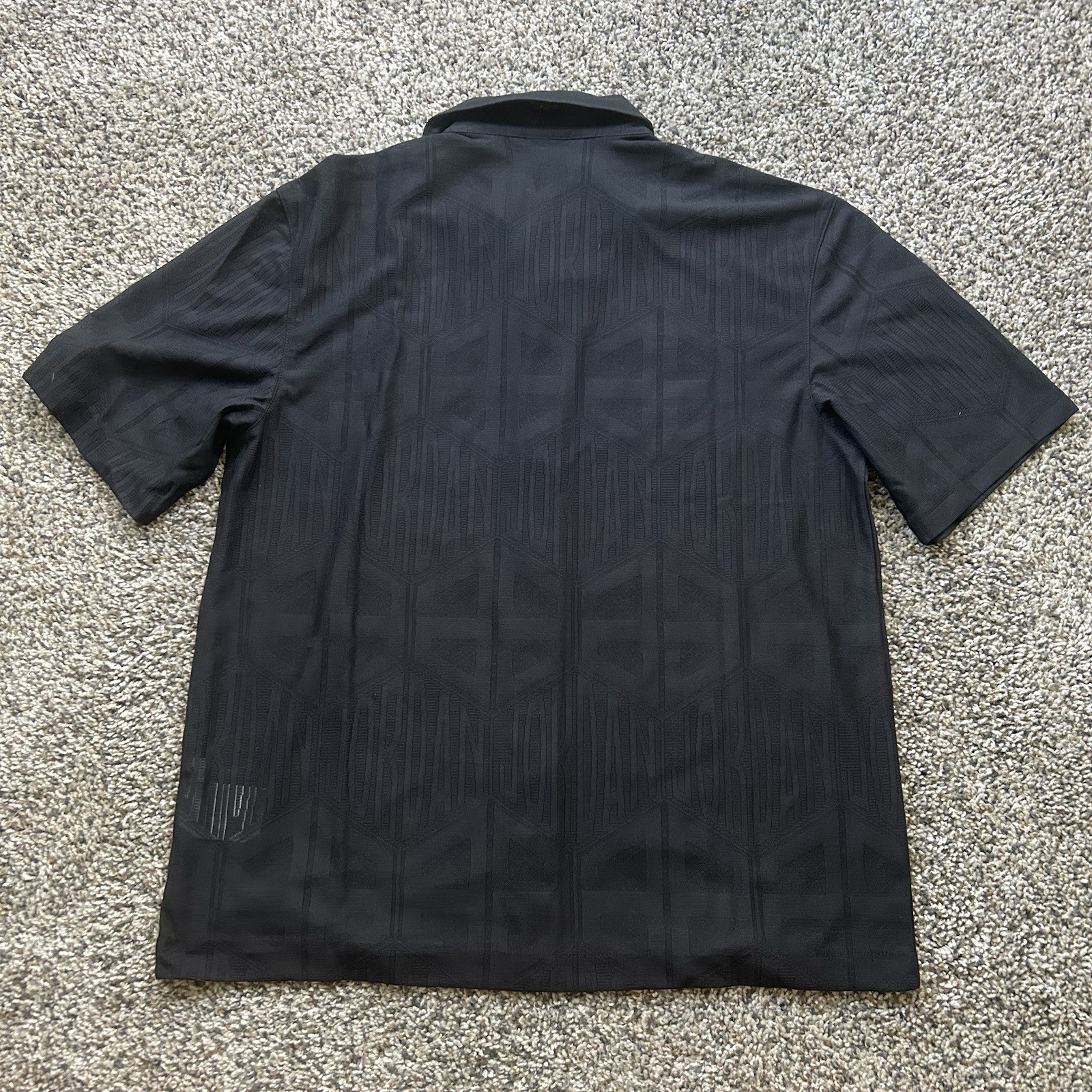 Nike Jordan Flight Short Sleeve Knit Sail T-shirt Black Men's Small HF9363-010 gallery