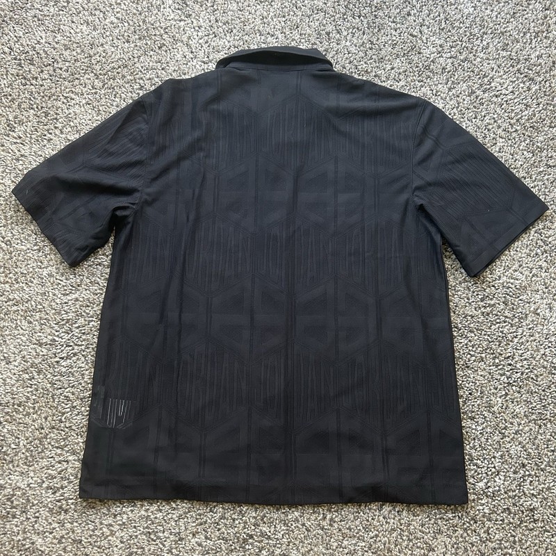 Nike Jordan Flight Short Sleeve Knit Sail T-shirt Black Men's Small HF9363-010 gallery