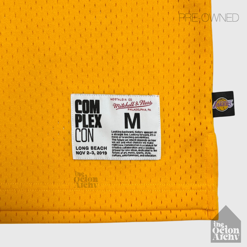 Takashi Murakami x Mitchell Ness LA Lakers Yellow Basketball Jersey 2019 Complex gallery