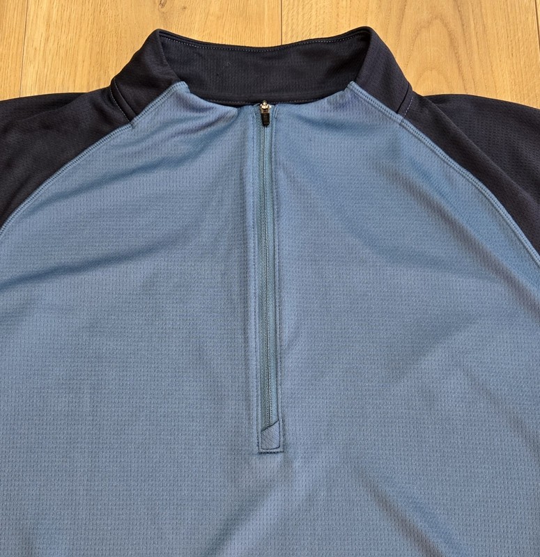 REI Cycling Jersey Mens Sz Large, Quarter Zip, Side Pocket, Logo, Quick Dry gallery