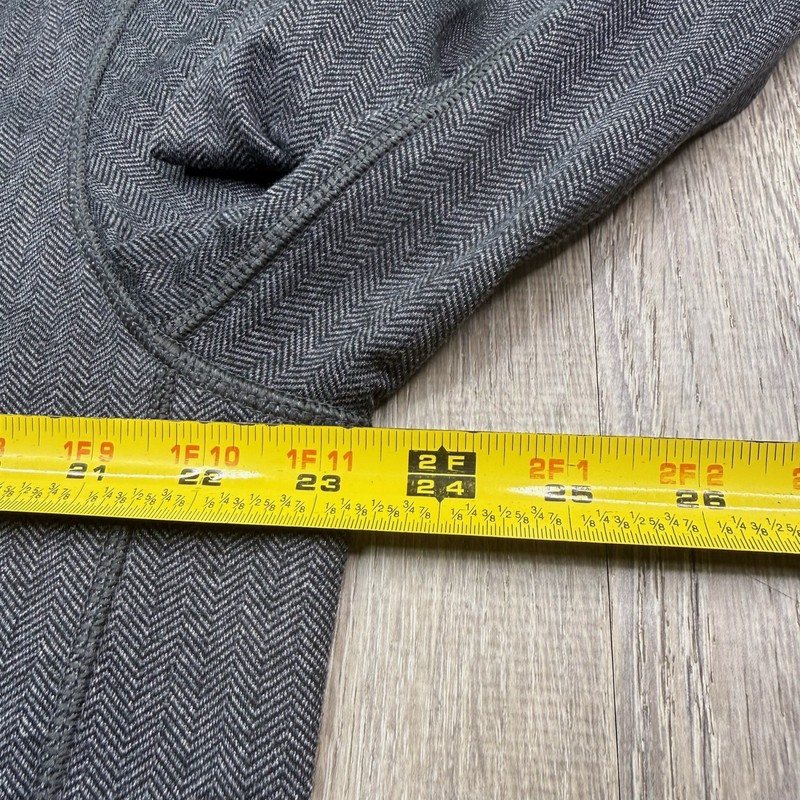 Greyson Pullover Tate 1/4 Zip Golf Sweater Grey Herringbone Stretch Men’s Large gallery