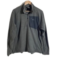 The North Face Quarter Zip Pullover Sweater Mens L Gray Classic Netural Gorpcore
