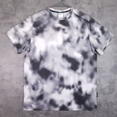 NIKE Dri-FIT ADV Running Division Breathe Shirt Mens SMALL Black Grey White
