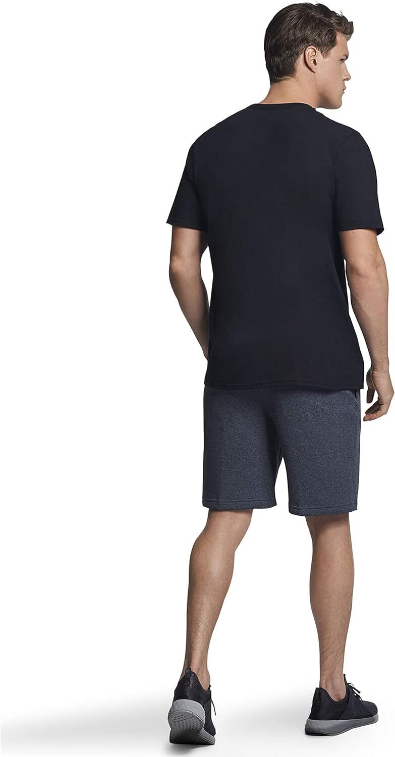 Russell Athletic Men's Dri-Power Cotton Blend Tees & Tanks, X-Large, Black gallery