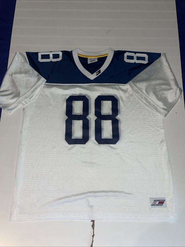 Vintage RARE 90s Tommy Hilfiger Athletics Sports Football Jersey Size XXL/L? gallery