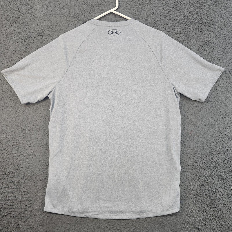 Under Armour Shirt Mens Medium Gray Tech 2.0 SS Tee Athletic Workout Training gallery