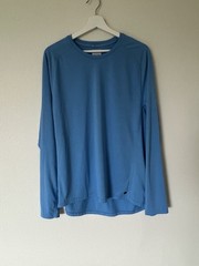 PrAna Men’s Blue Mission Trails Long Sleeve T-Shirt Size: L