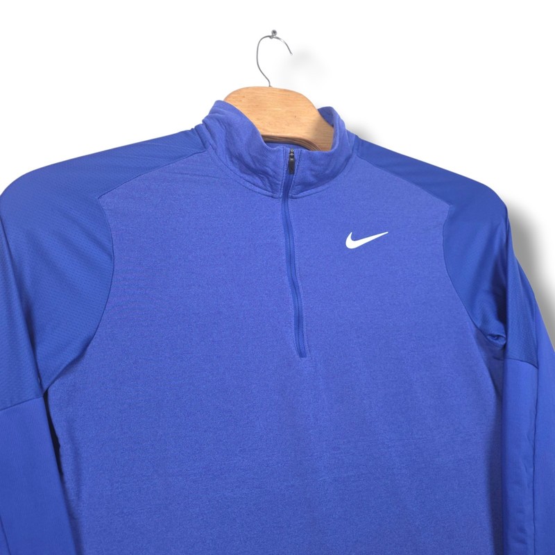 Nike Dri-FIT Element 1/2 Zip Running Top Mens Large Blue DJ0531-430 Pullover Gym gallery