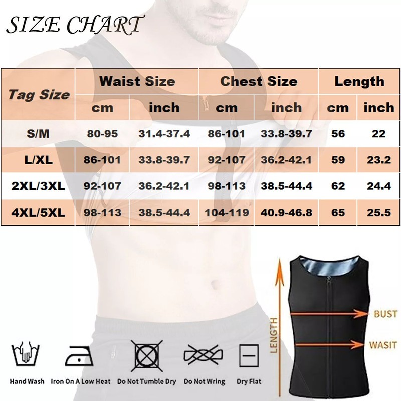 Men Gynecomastia Compression Shirt Sauna Vest Fitness Body Shaper Sweat Tank Top gallery