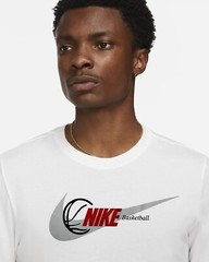 Nike Sportswear Men’s XL Basketball Graphic T-Shirt DJ1586 010 White NEW