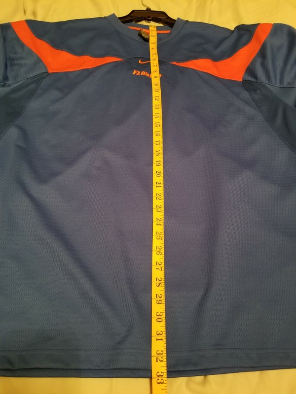 Nike Dri-fit Blue Orange Florida Gators XXL Team Issued Shirt gallery