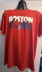 Nike Dri-FIT Boston Red Sox Graphic Print Logo Tee Red Men’s XL